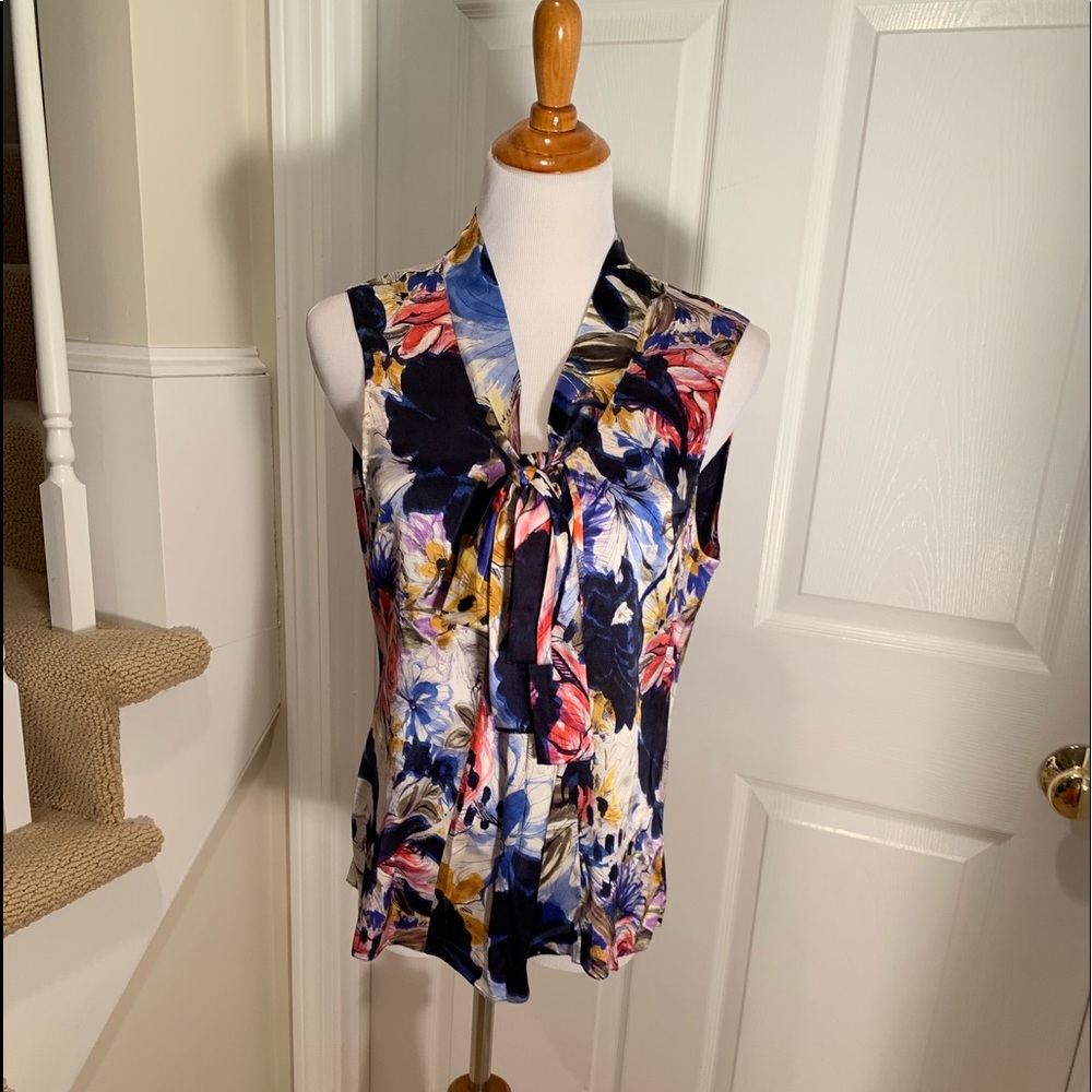 Sleeveless blouse, Elie Tahari, silk